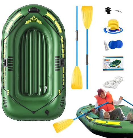 Vibhgtf Schlauchboot-Kanu – reißfestes Treibboot, aufblasbares Outdoor
