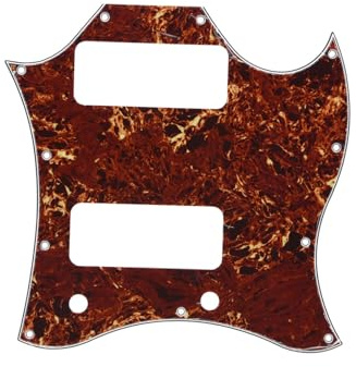 Geeignet Für SG Pickguard Elektrische Gitarre Pickguard Drei-schicht Panel(Tortoise)