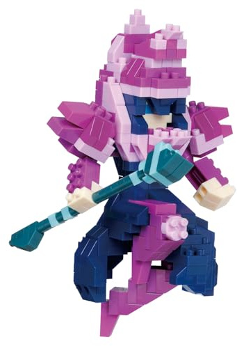 nanoblock Yu-Gi-Oh Dark Magician Modellbausteine, Puzzles für Erwachsene und Kinder, bauen Sie Ihre eigenen Kunststoff-Modellbausätze mit Mini-Steinen, tolles Geschenk für Jugendliche und Erwachsene