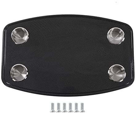 Brilluxa RV Abnehmbarer Tisch aus Kohlefaser, rechteckige Tischplatte mit 4 Getränkehaltern für Yacht, Wohnwagen, Wohnmobile, Marine, Wohnmobil, Boot, Wohnmobil, 600 x 380 x 30 mm