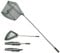Telescopic Folding Fishing Landing Net,2.05m Stainless Steel Pole,Collapsible Extensible Long Handle,Triangular Net,For Bird Fish Catch,Aquarium,Ponds Floating Objects,Carp Trout