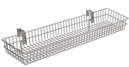 Blumenregal aus Edelstahl mit Geländer, Hängekorb zur Aufbewahrung von Sukkulenten auf dem Balkon, stanzfreies Lagerregal für Bad und Küche, vielseitig einsetzbar, geeignet für Wohnzimmer un