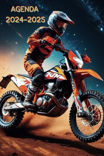 AGENDA 2024 2025: L'indispensable de la rentrée ! Journalier 1 page par jour de Septembre 2024 à Juillet 2025 Thème moto