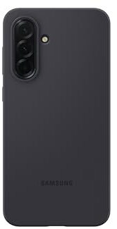 Samsung Silicone Case per Galaxy A36, Black | Cover in Silicone, Superficie Morbida al Tatto, Presa comoda