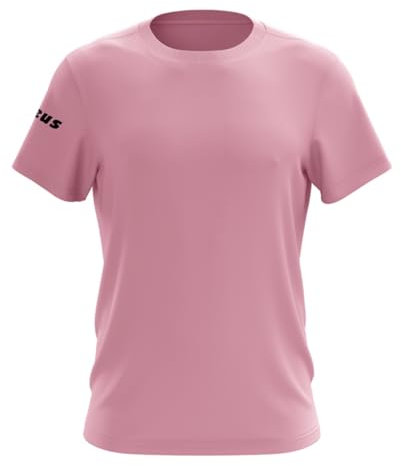T-Shirt Nucleo x Zeus Basic Uomo Donna - Maglietta Sportiva Traspirante - Cotone - vestibilità Comoda - Casual & Fitness- Colore Rosa Taglia M