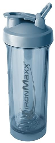 IronMaxx Premium Shaker – Kyanite Blue 700 ml | Auslaufsicherer BPA-freier Shaker mit Siebkugel & Skalierung für Eiweißshakes Smoothies & Fitness Drinks