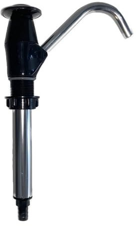 Sturdy Metal Hand Operated Water Pump for Caravans Sinks Portable Accessory for Camping Trailers and Motorhomes