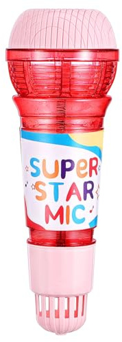 Gatuida Echo Microphone for Lightweight Plastic with Soft Feedback Sound Safe Rounded Edges Singing and Speech Therapy Prop with Stickers