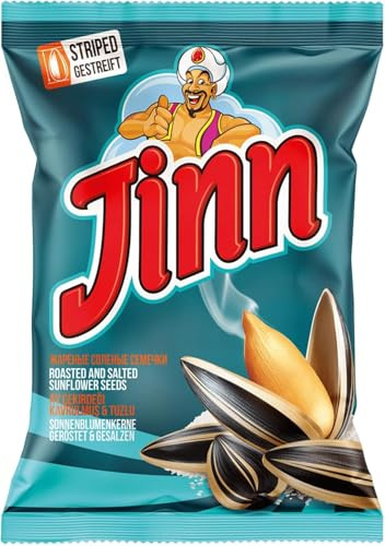 Jinn Semi di Girasole Tostati con Guscio, 3 x 250 g | Leggermente Salati – Croccanti – Senza Conservanti né Additivi Artificiali – Confezione Totale da 750 g