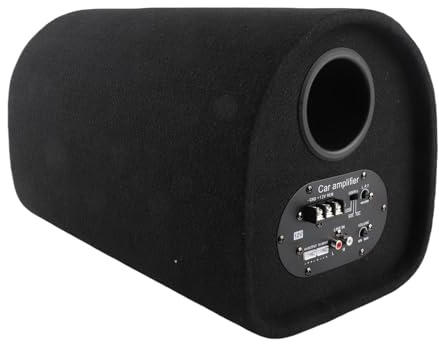 Yctze Subwoofer para Automóvil de 12 V: Potentes Parlantes de Graves con Alto Rendimiento Subwoofer para Automóvil de 12 V, Amplificador de Parlantes para Bajos para, para, Actualización de
