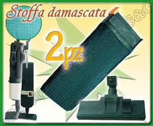 Sconosciuto Sacca FILTRANTE + Spazzola con 2 Ruote Compatibile ASPIRAPOLVERE Folletto 122