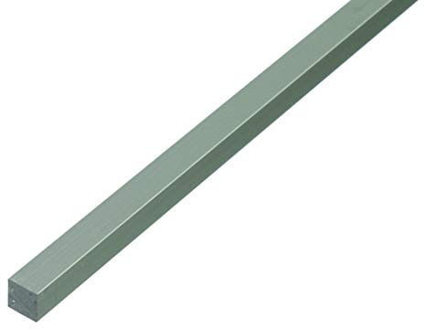 Alberts 470098 Vierkantstange | Aluminium, natur | 1000 x 10 x 10 mm