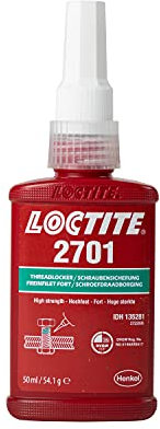 2701, 50ML - Klebstoff, Threadlock, Schraubensicherung, Hochfest, Niedrige Viskosität, Grün, Flasche, 50 ml