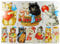 Glanzbilder EF 7034 Katze Musik Herz Liebe Instrument Posiebilder Deko GWI 667