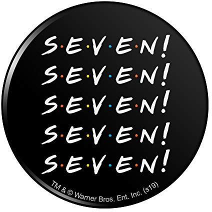 Friends SEVEN Kühlschrank-Magnet, für Spind 3 Diameter multi