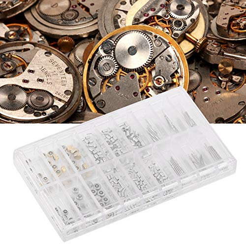 Uhr Krone Ersatzteile, Reparatur Uhrenzubehör Kit, Uhr Krone Ersatz Watch Crown Tube Set Professionelle Uhr, Zubehörteile Edelstahl Uhr Krone Teile, Sortiment An Uhrenkronenteilen