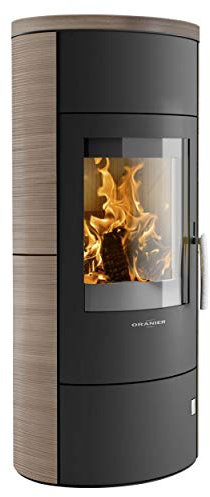 Oranier 5449 87 Polar W+ 2.0 Kaminofen Stahl Schwarz/Keramik Grappa/A