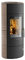 Oranier 5449 87 Polar W+ 2.0 Kaminofen Stahl Schwarz/Keramik Grappa/A