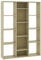 vidaXL Raumteiler Bücherregal 13 Fächer Wandregal Standregal Aktenregal Raumtrenner Büroregal Bücherschrank Sonoma-Eiche 100x24x140cm Holzwerkstoff