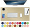 Leder-Schreibtischunterlage,wasserdichte Schreibtischunterlage für Schreibtisch, Schreibtischunterlage für Tastatur und Maus, Leder-Mauspad-Schutz für Büro und Zuhause, 76 * 36.5cm(M Golden ）
