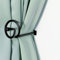 Elifel Dekorativer Raffhalter Metall Gardinenhalter 2 Stück Wandbefestigung Raffbügel für Vorhänge Vorhang Holdbacks Tieback Hooks Raffhalter für Gardinen