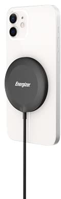 Energizer WCP119 Magnetic Wireless Charger for iPhones, Android Devices and Qi Wireless Enabled Devices | Up to 15W Efficient Fast Charging