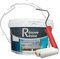 COULEURS D ANTAN Peinture Résine multisupport Intérieur pour Faïence, Carrelage, Douche, Baignoire 5m² - RAL 9010 Blanc pur + Kit d'application OFFERT