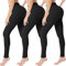 VALANDY Creamlush 3 Pack Leggings for Women High Waisted Tummy Control Leggings Buttery Soft Yoga Pants（S-3XL）