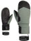 Ziener Damen Kalea Ski-Fäustling/Wintersport | wasserdicht extra warm Wolle, green mud, 8,5