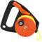Bewinner Tragbare Tauchspule, 46 M / 150,9 Ft Scuba Dive Reel Kayak Anker mit Daumenstopper, für Unterwasser Taucher Wassersport(orangefarbenes Rad)