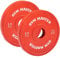 GYM MASTER Pair of 2 Coloured Rubber Fractional Change Plates for Olympic Barbell Weight Lifting