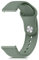 Amzpas 20mm 22mm Armband, Silikonarmband, Schnellverschluss Uhrenarmband, Weiches Silikon Sport Ersatzarmband für Damen Herren, Olivgrün 20mm