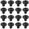 OTOTEC 100PCS PC Motherboard Screws M3x5mm Crosshead Machine Screws Metal Motherboard Case Mounting Screws Computer Components Black