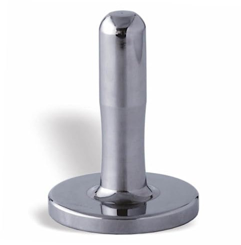 MBH - Aplasta Carnes Ø 10 cm Forjado de Acero Inoxidable para hostelería. Aplastadora de Carne y Hamburguesa para Cocina Industrial de Restaurante.