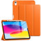 DTTO Hülle für iPad (A16) 11 Zoll 2025 / iPad 10.Generation 10,9 Zoll 2022, Schlanker Dreifach Faltbarer Ständer Weiche TPU-Rückseite Schutzhülle mit Stifthalter, Orange