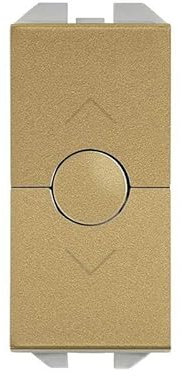 SIMON 270 | Interruptor persianas 3 posiciones y estrecho oro 20001333-095