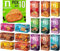 Nairn's Oat Biscuits - Pick Any 10 - Gluten-Free & Non Gluten-Free Variety Pack Biscuits - Healthy Snacks - Assorted Flavours: Chocolate Chip, Cheese, Salted Caramel & More