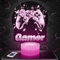 Lampe Gamer Gaming Controller deko Zimmer Junge Lampe 3D Gamer Gaming Controllerobjekt Gaming Videospiele Geschenk gedämpftes Licht Nachtlicht deko Büro. Eigenartig Geschenk Weihnachten Teenager