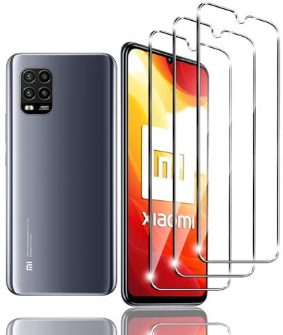 Zicurz 3 Stück Schutzglas für Xiaomi Mi 10 Lite 5G, für Panzer Schutz Glas, Schutzfolie, HD Displayschutz, Blasenfrei, für Xiaomi Mi 10 Lite 5G