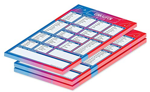 PRICARO Einkaufsliste System, Technik, magnetisch, A5, 50 Blatt, 3 Stück