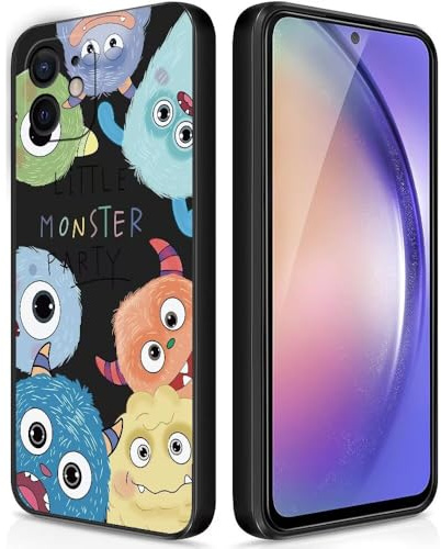 Funda de Dibujos Animados Monstruo Pequeño Linda Peculiar Compatible con Realme Note 50 4G Silicona Prueba Golpes Elegante Protección Moda