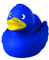 Ente blau - unifarbene Enten - Quietscheente - Badeente - ca. 8 cm gross