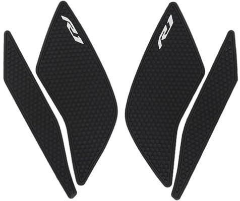 TTADINUDD Motorrad-Tankpad Für Y&AMAHA YZF R1 R1M YZFR1 YZF-R1 2015-2021 Seitliche Tankpads Schutzaufkleber Traktionspad(Left and right)