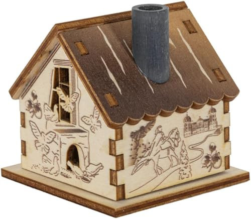 Rudolphs Schatzkiste Räucherhaus DREI Haselnüsse für Aschenbrödel ® BxHxT 6x7x6cm NEU Raucherhaus Rauchhaus Räucherfigur Rauchen Rauchfigur Rauchmann Räucherkerze Smoker Kerze Figur