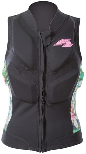F2 Damen Prallschutz Weste Kite & Surf Weste L Schwarz 2024/25
