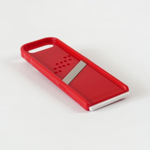 Rigamonti Minislicer Affettaverdure e Grattugia. Mandolina 2in1 multifunzione in plastica con lama in acciaio inox e grattugia. Lavabile in lavastoviglie. Per uso casalingo e professionale.