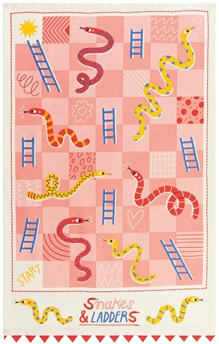 Now Designs Jubilee Snakes and Ladders Dishtowel