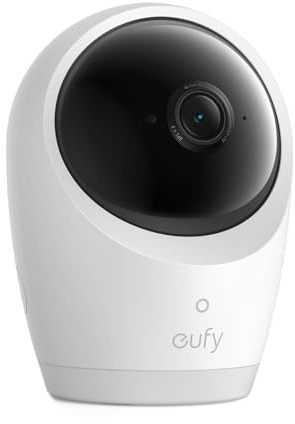 eufy Babyphone E21 Zusatzkamera, 4K UHD Auflösung, 330° Pan und 60° Neigung, 8× Zoom, Nachtsicht, 5000mAh Eingebauter Akku, ANR