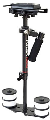 FLYCAM Nano stabilizzatore per fotocamera con piastra a sgancio rapido. Stabilizzatore cardanico mini per fotocamere DSLR e mirrorless. Carico utile fino a 1,5 kg (FLCM-NANO-QR)
