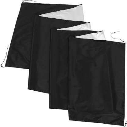 ibasenice Poolabdeckung Schwarz Strapazierfähig Für Winter Pool-schutzhülle Abdeckung Für Eingebaute Pools Solar-rollenabdeckung Kordelzug Leicht Zu Reinigen Platzsparend Zusammenfaltbar